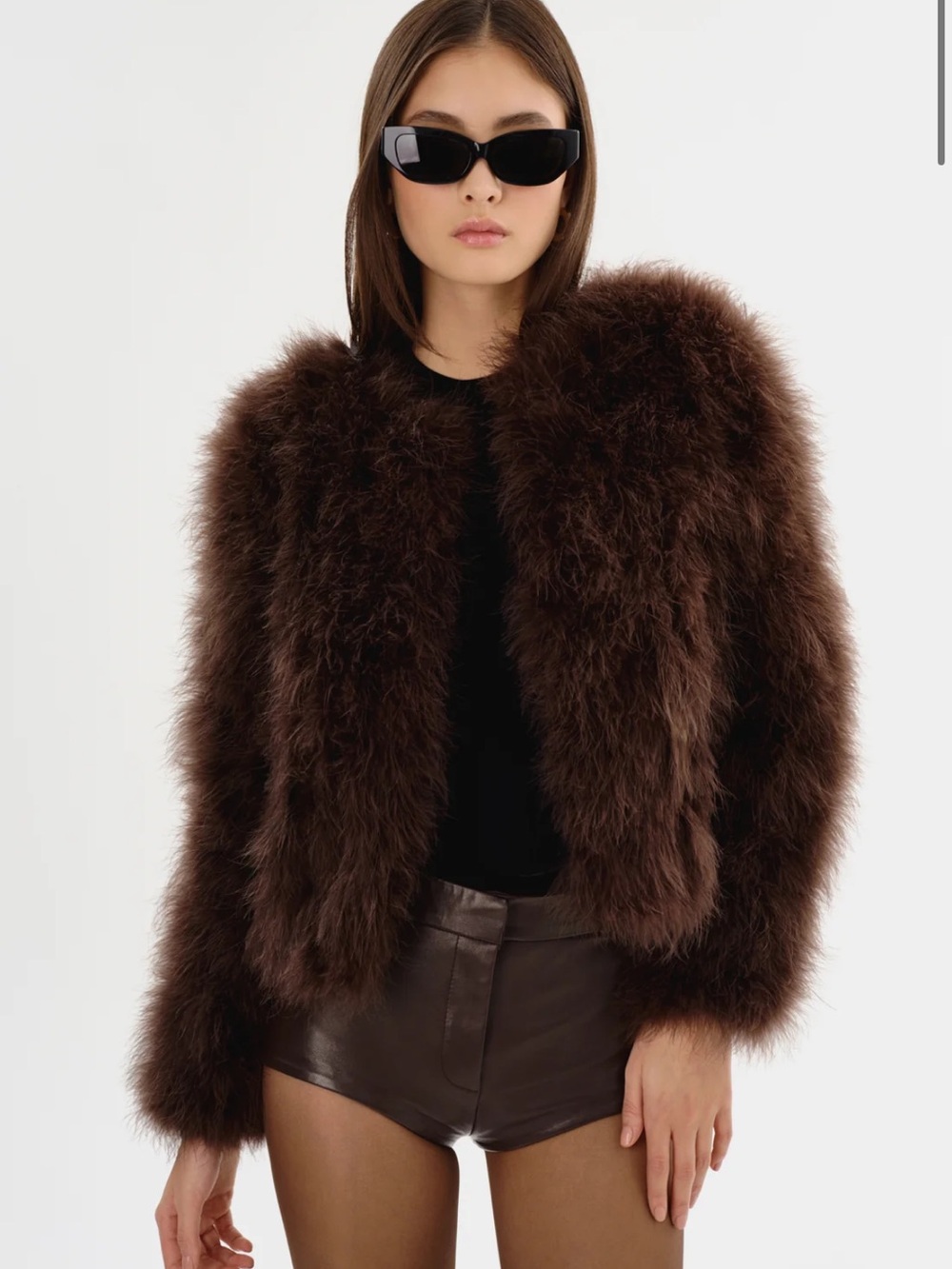 NWT Lamarque Deora Feather Jacket XS